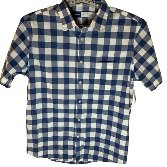 NWT Old Navy Blue Men's Shirt Sz M - Picture 1 of 5